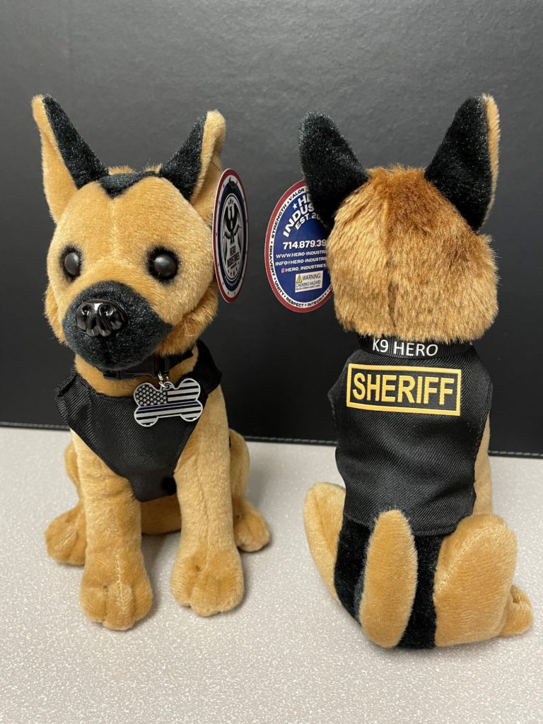 German Shepherd Black Vest Michigan Sheriffs Association