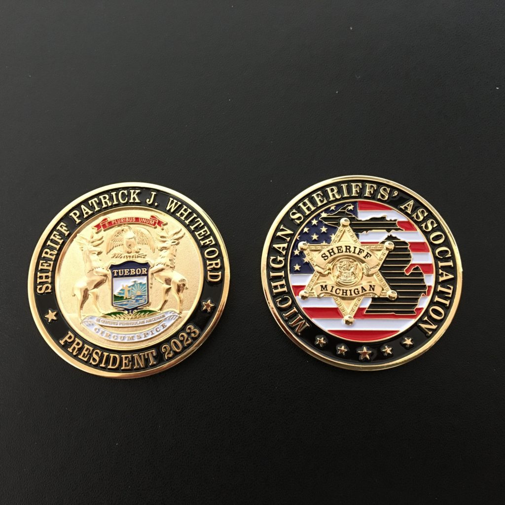 Category: Challenge Coins | Michigan Sheriffs' Association